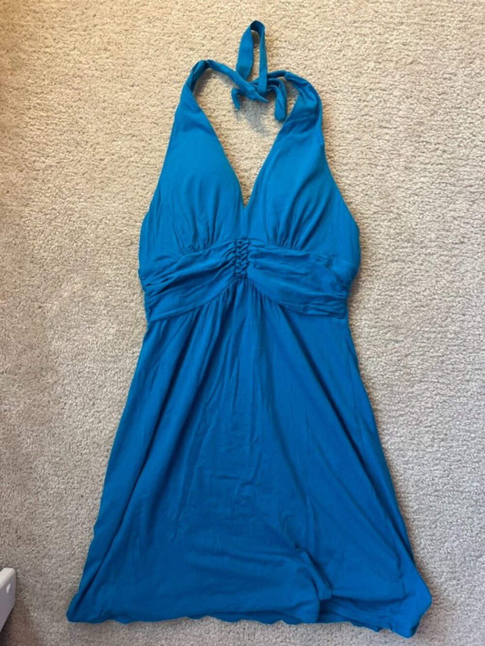Blue Halter Top Dress